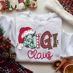 Lofaris Peronalized Christmas Gigi And Grandkids Sweatshirt