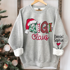 Lofaris Peronalized Christmas Gigi And Grandkids Sweatshirt
