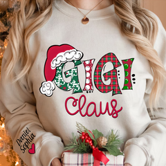 Lofaris Peronalized Christmas Gigi And Grandkids Sweatshirt