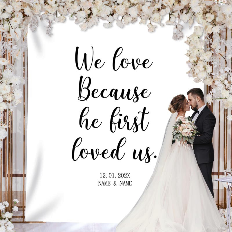 Lofaris Personalized Beach Wedding Ceremony Backdrop Outdoor