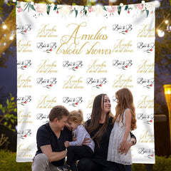 Lofaris Personalized Bridal Shower Step And Repeat Backdrop