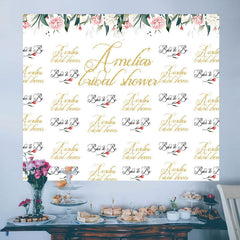Lofaris Personalized Bridal Shower Step And Repeat Backdrop