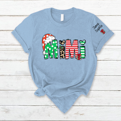 Lofaris Personalized Christmas Gift Mimi And Kids T-Shirt