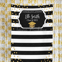 Lofaris Personalized College Graduation Backdrop Banner