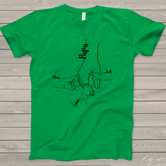 Lofaris Personalized Dad And Kids Hands Fathers Day T - Shirt