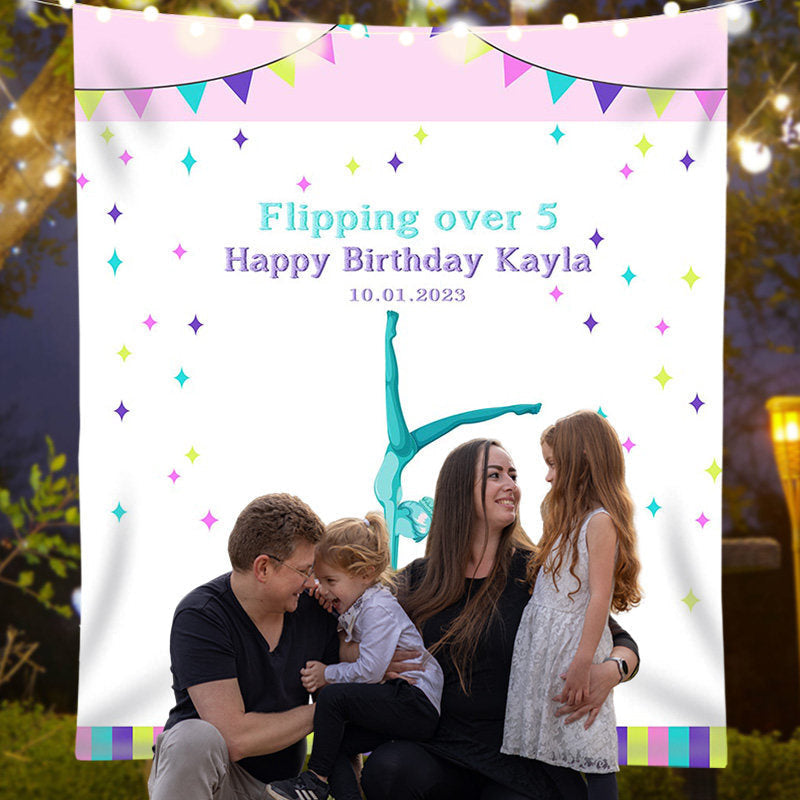 Lofaris Personalized Dance Birthday Backdrop For Girl