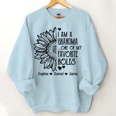 Lofaris Personalized Favorite Roles Grandma Kids Sweatshirt