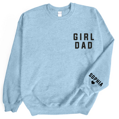 Lofaris Personalized Girl Dad Love Daughter Gift Sweatshirt