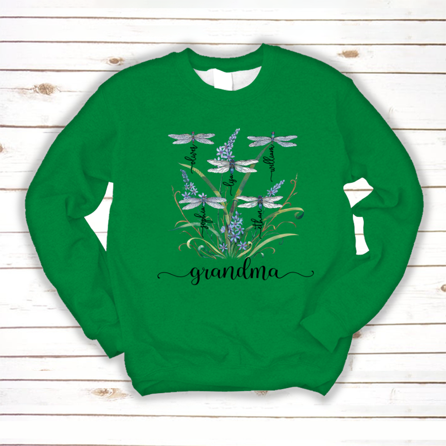 Lofaris Personalized Grandma Grandkids Mother?¡¥s Day Sweatshirt