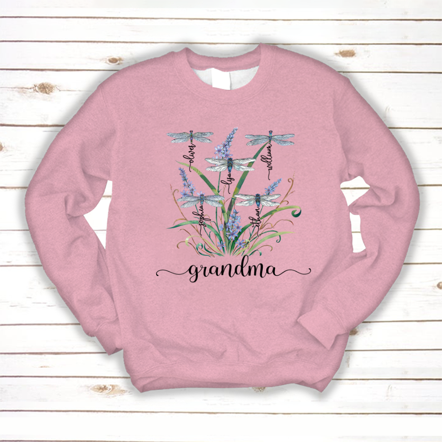 Lofaris Personalized Grandma Grandkids Mother?¡¥s Day Sweatshirt