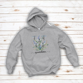 Lofaris Personalized Grandma Kids Grass Dragonfly Hoodie
