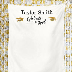 Lofaris Personalized High School College Graduation Backdrop Banner