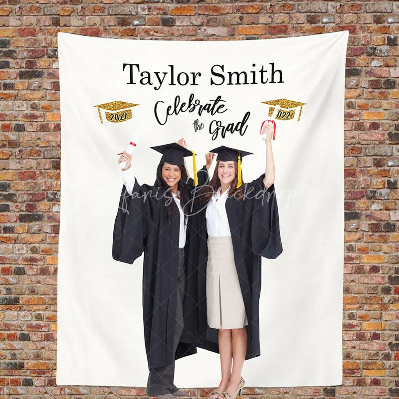 Lofaris Personalized High School College Graduation Backdrop Banner