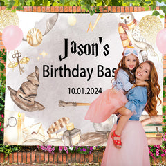 Lofaris Personalized Hogwarts Magical Birthday Bash Backdrop