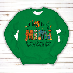 Lofaris I Love Being Mimi and Kids Personalized CTH01 Sweatshirt