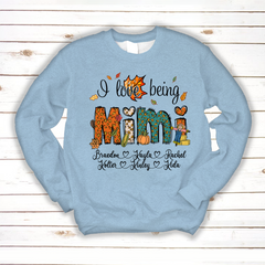 Lofaris I Love Being Mimi and Kids Personalized CTH01 Sweatshirt