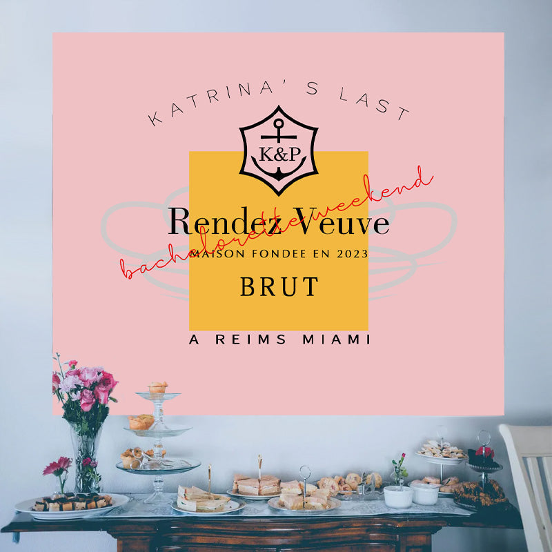 Lofaris Personalized Last Bachelorette Weekend Backdrop