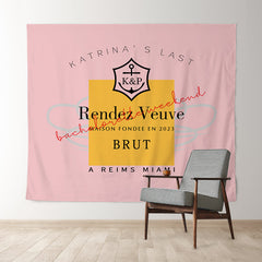 Lofaris Personalized Last Bachelorette Weekend Backdrop