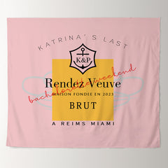 Lofaris Personalized Last Bachelorette Weekend Backdrop