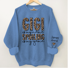Lofaris Personalized Leopard Gigi Spoiling Custom Sweatshirt