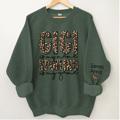 Lofaris Personalized Leopard Gigi Spoiling Custom Sweatshirt