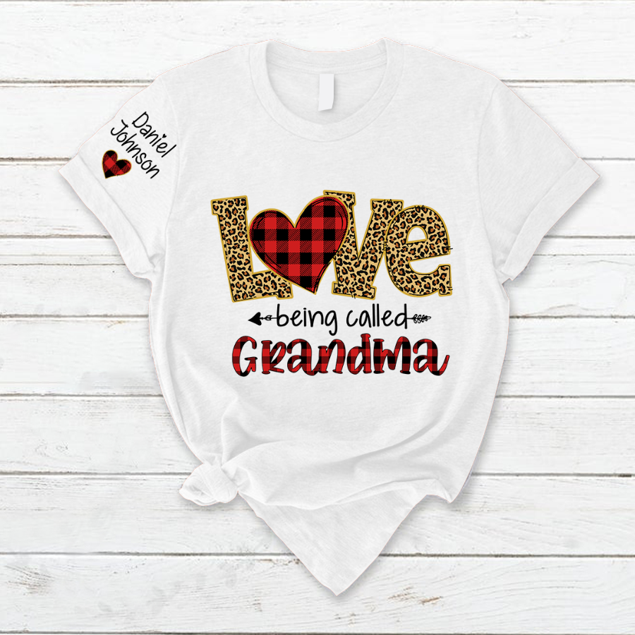 Lofaris Personalized Love Being Called Grandma Kids T - Shirt