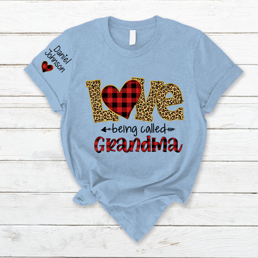 Lofaris Personalized Love Being Called Grandma Kids T - Shirt