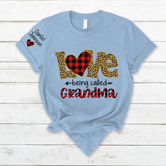 Lofaris Personalized Love Being Called Grandma Kids T - Shirt