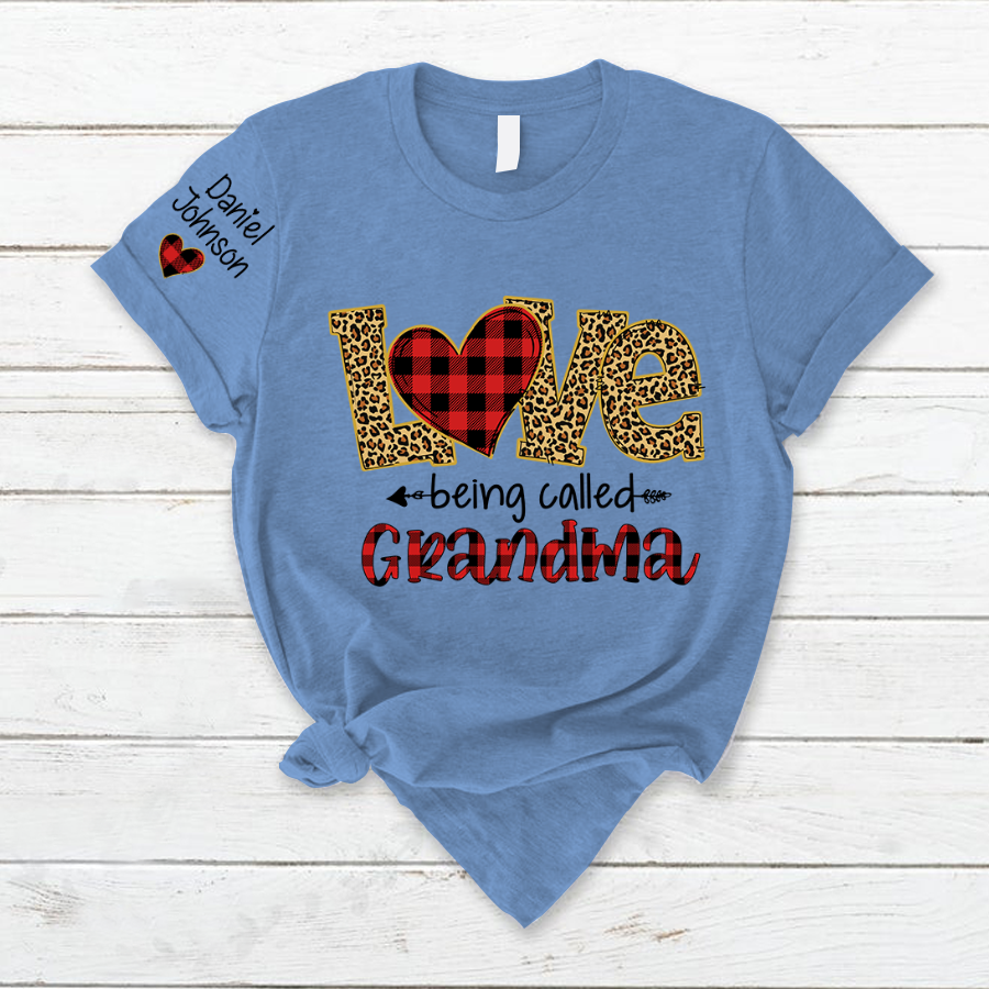 Lofaris Personalized Love Being Called Grandma Kids T - Shirt