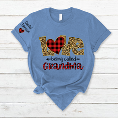 Lofaris Personalized Love Being Called Grandma Kids T - Shirt