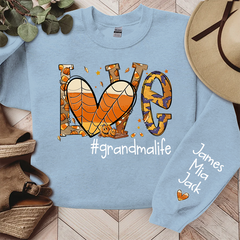 Lofaris Personalized Love grandmalife Autumn CL01 Sweatshirt