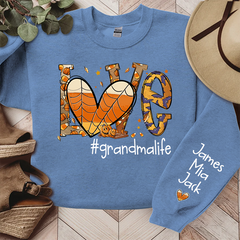 Lofaris Personalized Love grandmalife Autumn CL01 Sweatshirt