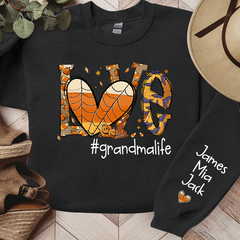 Lofaris Personalized Love grandmalife Autumn CL01 Sweatshirt