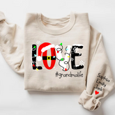 Lofaris Personalized Love grandmalife Christmas Sweatshirt