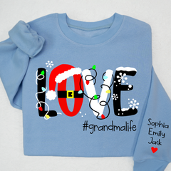 Lofaris Personalized Love grandmalife Christmas Sweatshirt