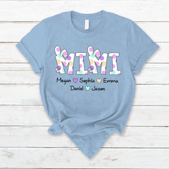 Lofaris Personalized Lovely Mimi Bunny Easter Days T-Shirt