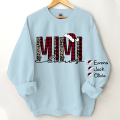 Lofaris Personalized Mimi Claus Christmas Grandma Sweatshirt