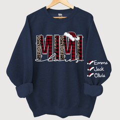 Lofaris Personalized Mimi Claus Christmas Grandma Sweatshirt