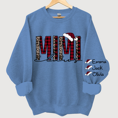 Lofaris Personalized Mimi Claus Christmas Grandma Sweatshirt