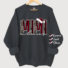 Lofaris Personalized Mimi Claus Christmas Grandma Sweatshirt