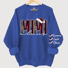 Lofaris Personalized Mimi Claus Christmas Grandma Sweatshirt