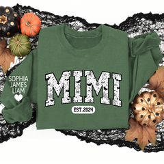 Lofaris Personalized Mimi Est Halloween Grandkids Sweatshirt