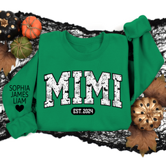 Lofaris Personalized Mimi Est Halloween Grandkids Sweatshirt
