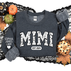 Lofaris Personalized Mimi Est Halloween Grandkids Sweatshirt
