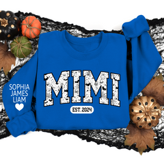 Lofaris Personalized Mimi Est Halloween Grandkids Sweatshirt