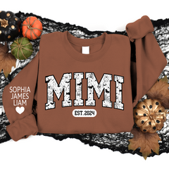 Lofaris Personalized Mimi Est Halloween Grandkids Sweatshirt
