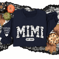 Lofaris Personalized Mimi Est Halloween Grandkids Sweatshirt