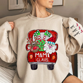 Lofaris Personalized Mimi Grandma Claus Truck Sweatshirt