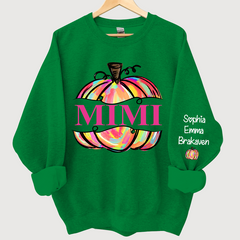 Lofaris Personal Mimi Painted Pumpkin Autumn Sweatshirt