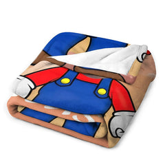 Lofaris Personalized Mountain Sun Summer Boy Face Blanket